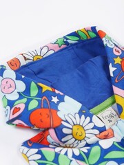 Frugi Blue Flower Print Comfy All-In-One - Image 4 of 4