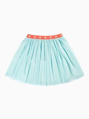 Falda escarlata con vuelo azul claro de Frugi - Imagen 4 de 7