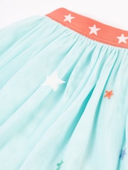Falda escarlata con vuelo azul claro de Frugi - Imagen 5 de 7