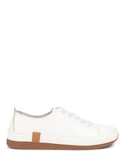 Jones Bootmaker White Amarilla Lace-Up Trainers - Image 2 of 6