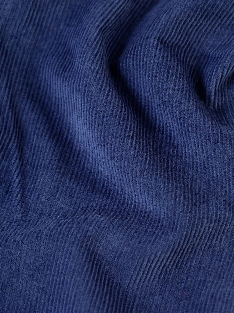 أزرق ـ دنغري كوردروي مزيّن بطبعة منزل من Frugi - صورة 4 من 4