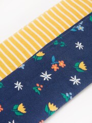 Frugi Yellow Tights 2 Pack - Image 2 of 3