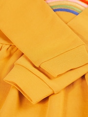 Frugi Girls Yellow Rainbow Dress - Image 3 of 6