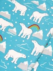 Frugi Blue Polar Bear Pyjamas - Image 3 of 4