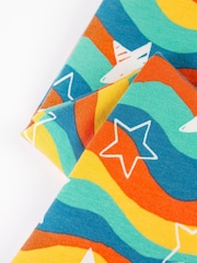Frugi Blaue Leggings mit gewelltem Sternen-Print - Bild 3 von 5