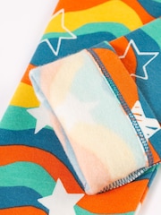 Frugi Blaue Leggings mit gewelltem Sternen-Print - Bild 4 von 5