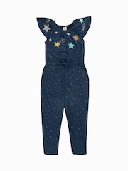 Frugi Blue Stars Lorena Jumpsuit - صورة 1 من 4