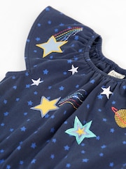 Frugi Blue Stars Lorena Jumpsuit - صورة 3 من 4
