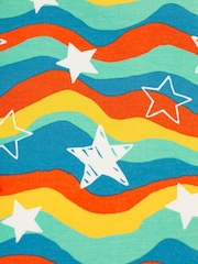 Frugi Blue Wavy Star Print Cosy Top - Image 4 of 4