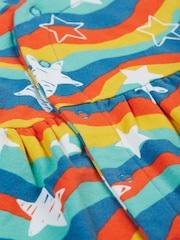 Frugi Blue Wavy Stars Kimono Dress - Image 4 of 5