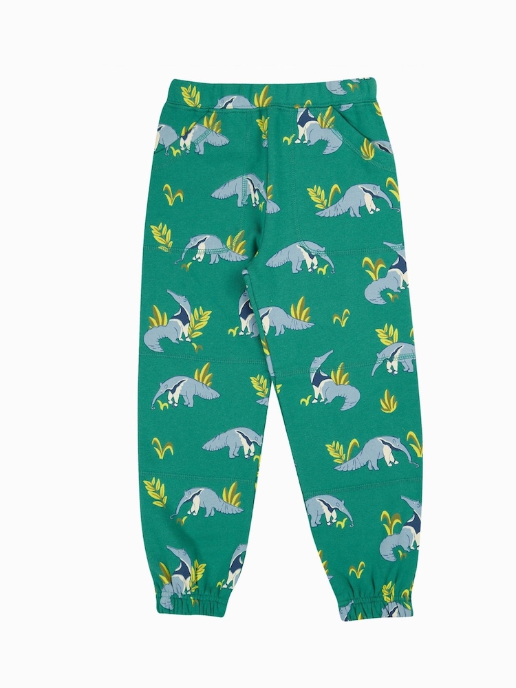 Frugi Green Animal Print Malpas Joggers - Image 2 of 7