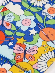 Frugi Albastru All Over Flower Imprimeu Malpas Joggers - Imaginea 3 din 5