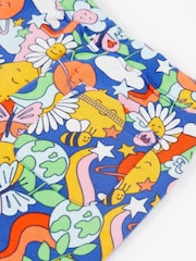 Frugi Albastru All Over Flower Imprimeu Malpas Joggers - Imaginea 4 din 5