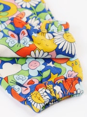 Frugi Albastru All Over Flower Imprimeu Malpas Joggers - Imaginea 5 din 5