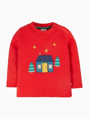 Frugi Red Interactive Applique Top - Image 1 of 4