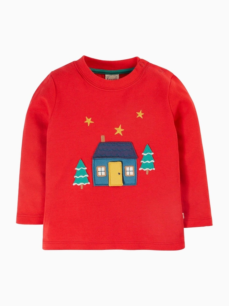 Frugi Red Interactive Applique Top - Image 1 of 4