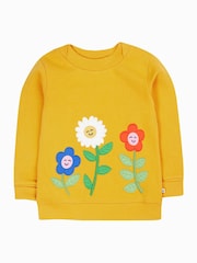 Frugi Yellow Flowers Easy On Jumper - Image 1 of 4