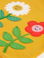 Frugi Yellow Flowers Easy On Jumper - Image 2 of 4
