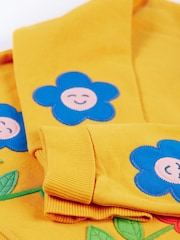 Frugi Yellow Flowers Easy On Jumper - Image 4 of 4