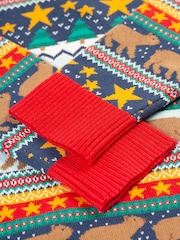 Frugi Boys Red Forest Jumper - Image 4 of 5