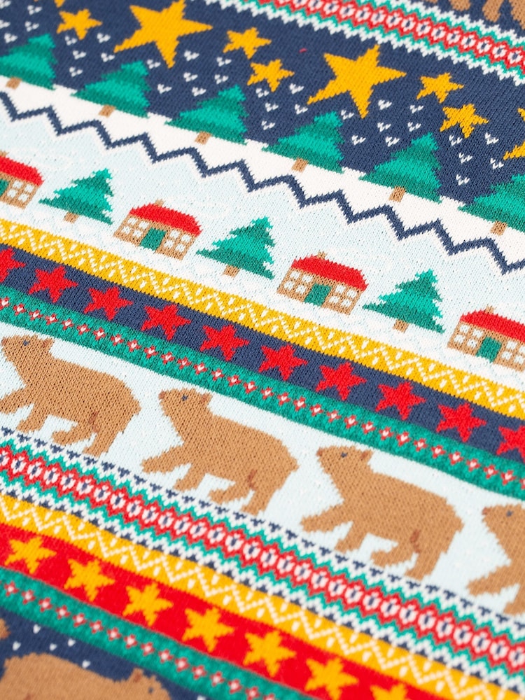 Frugi Boys Red Forest Jumper - Image 5 of 5