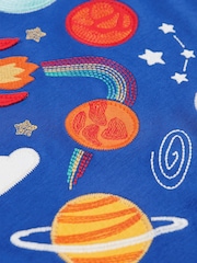 Frugi Blue Space Rocket Applique Top - Image 4 of 4