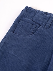 Frugi Boys Blue Slim Corduroy Trousers - Imagen 3 de 5