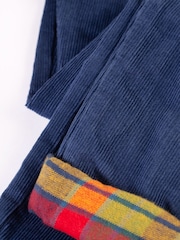 Frugi Boys Blue Slim Corduroy Trousers - Imagen 4 de 5