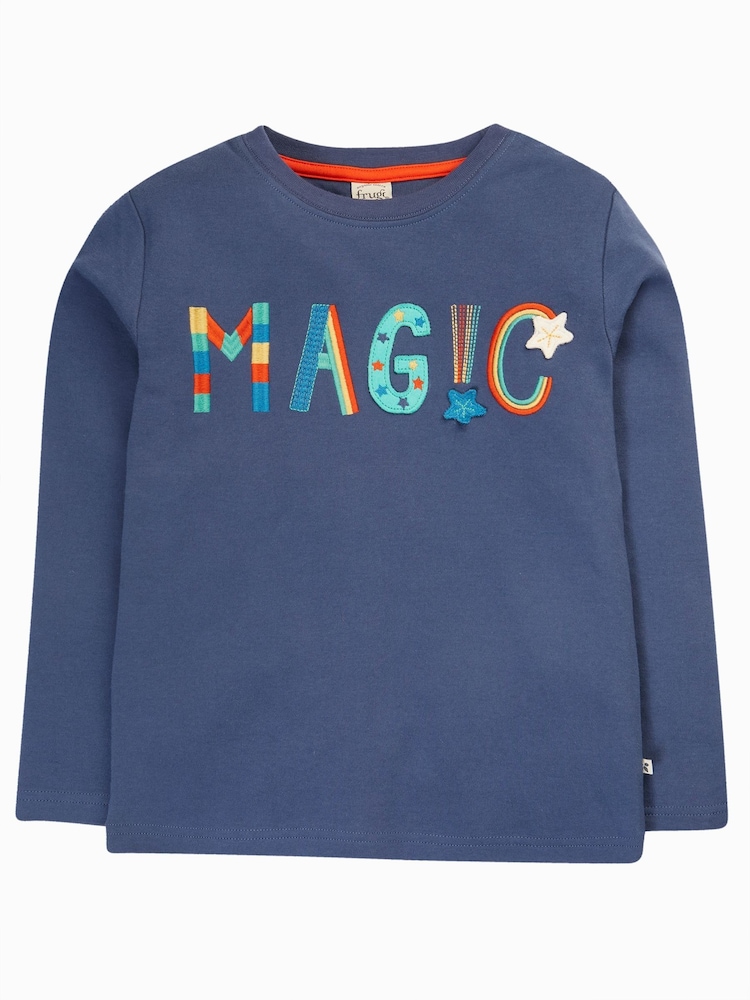 Frugi Blue Applique Magic Top - Image 1 of 4