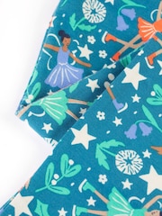 Frugi Blue All Over Print Leggings - Image 3 of 4