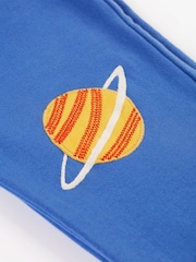 Frugi Blue Space Applique Joggers - Image 2 of 5