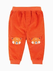 Frugi Orange Tiger Patch  Corduroy Trousers - Image 2 of 5