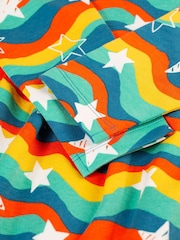 أزرق ـ فستان بتصميم خيوط مموجة Start من Frugi - Image 4 of 5