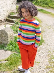 Frugi Girls Red Cordurory Trousers - Image 1 of 5
