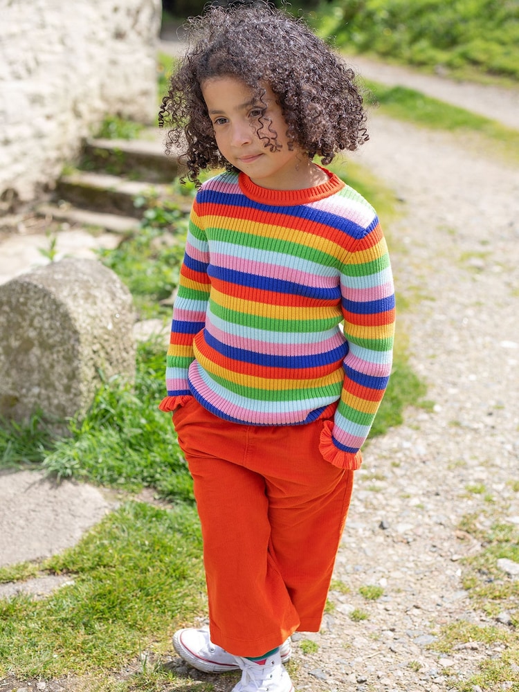 Frugi Girls Red Cordurory Trousers - Image 1 of 5