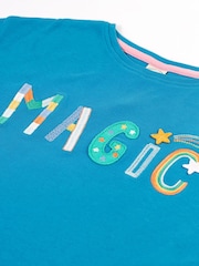 Frugi Girls Blue Applique Top - Image 3 of 4