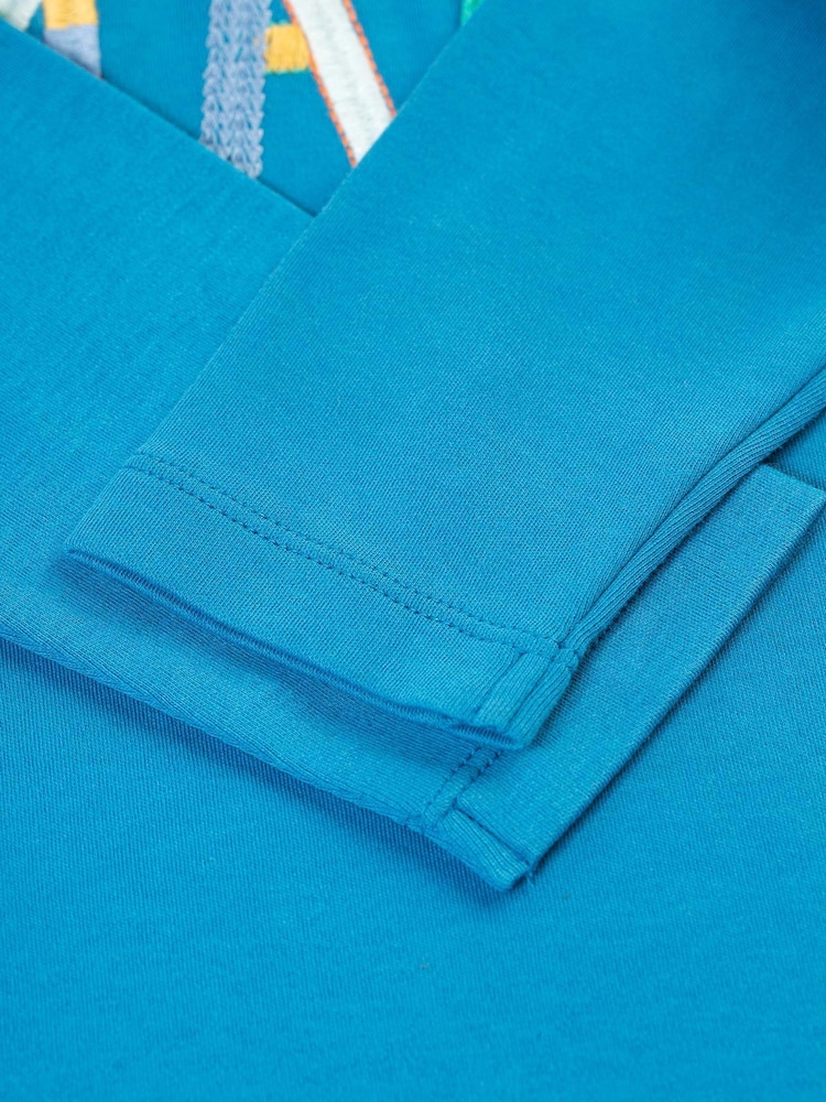 Frugi Girls Blue Applique Top - Image 4 of 4