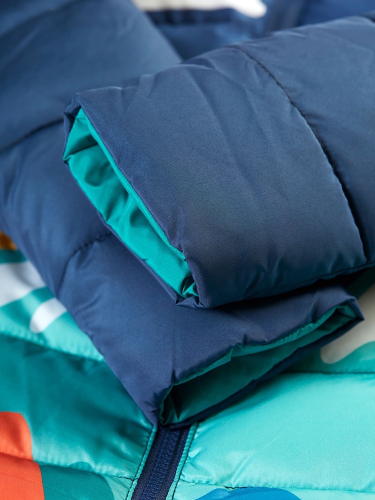 Frugi Blue Reversible Toasty Terrain Jacket - Image 6 of 6