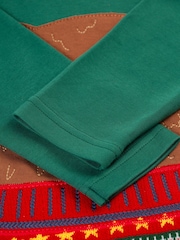 Frugi Green Bear Applique Top - Image 3 of 4