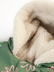 Frugi Green All Over Print Parka Coat - Image 6 of 6