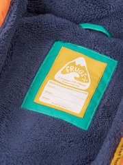 Frugi Blue Waterproof Colourblock Snow And Ski Coat - Image 8 of 8