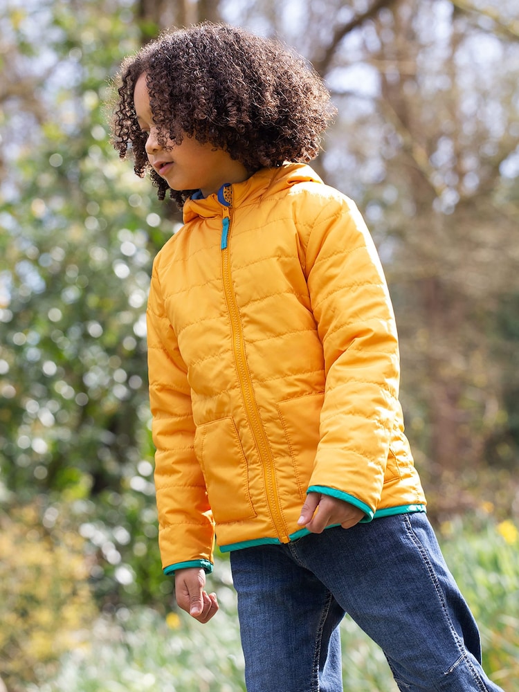 Frugi Blue Reversible Toasty Trail Jacket - Image 2 of 8