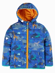 Frugi Blue Reversible Toasty Trail Jacket - Image 4 of 8