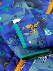 Frugi Blue Reversible Toasty Trail Jacket - Image 7 of 8
