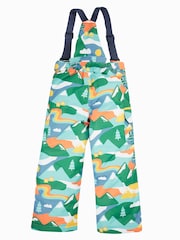 Frugi Blue Waterproof Mountains Snow And Ski Salopettes Trousers - Imagen 4 de 8