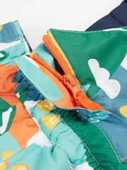 Frugi Blue Waterproof Mountains Snow And Ski Salopettes Trousers - Imagen 8 de 8
