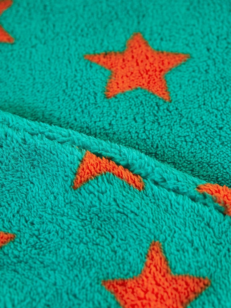 Frugi Green Stars Cosy Snuggle Suit: All-In-One - Image 4 of 6