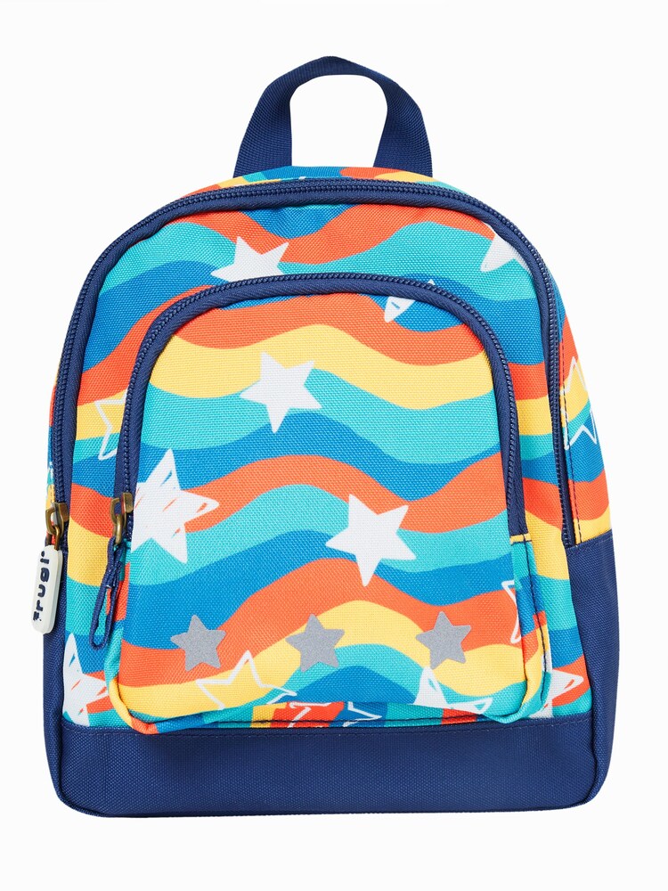 Frugi Blue Wavy Stars Little Adventurers Backpack - Image 5 of 8
