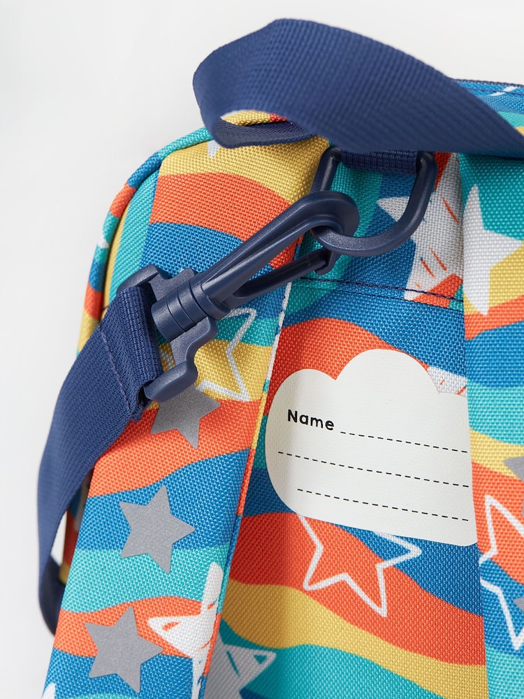 Frugi Blue Wavy Stars Little Adventurers Backpack - Image 6 of 8