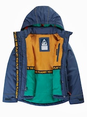 Frugi Blue Rambler 3 In 1 Vest Coat and Jacket - Image 3 of 7